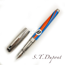 法國 S.T. Dupont 都彭 & Le Mans 24 聯名  14k 鋼筆/鋼珠筆兩用 (藍桿) 法國 S.T. Dupont 都彭 & Le Mans 24 聯名  14k 鋼筆/鋼珠筆兩用 (藍桿)