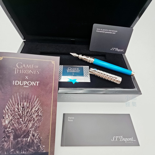 法國 S.T. DUPONT 都彭 X 權力遊戲  冰與火之歌 聯名限量款 Line D Eternity 鋼筆 （冰龍）