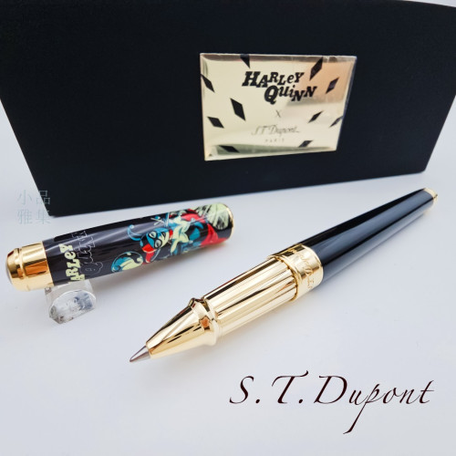 法國 S.T. DUPONT 都彭 X DC Comics 聯名 限量  Line D Eternity 鋼珠筆 （Harley Quinn 哈莉 奎茵）
