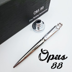 OPUS 88 骷髏頭 鍍鉑金 原子筆檯組 (光滑面) OPUS 88 骷髏頭 鍍鉑金 原子筆檯組 (光滑面)