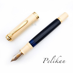 德國 Pelikan 百利金 M800 Cream Blue 奶油藍 18C金 鋼筆 德國 Pelikan 百利金 M800 Cream Blue 奶油藍 18C金 鋼筆