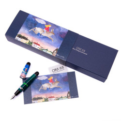 臺灣 OPUS 88 製筆精基 X Soupy Tang 聯名 『 flying rabbit』 迷你袖珍鋼筆  臺灣 OPUS 88 製筆精基 X Soupy Tang 聯名 『 flying rabbit』 迷你袖珍鋼筆