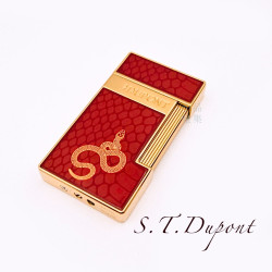 法國 S.T. DUPONT 都彭 Slimmy 系列 生肖蛇特別款 打火機(紅色) 法國 S.T. DUPONT 都彭 Slimmy 系列 生肖蛇特別款 打火機(紅色)