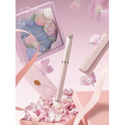 美國 Parker 派克 IM 花藝系列 繡球花 鋼珠筆禮盒組（粉紅）