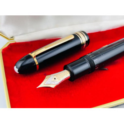 ☆典藏老筆☆MONTBLANC 萬寶龍 149 14C 三色 中黃 鋼筆 全新美品 #GH-1420K