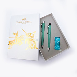 德國 FABER-CASTELL 輝柏 超值文具組 原子筆+自動鉛筆 (綠款) 德國 FABER-CASTELL 輝柏 超值文具組 原子筆+自動鉛筆 (綠款)