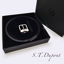法國 S.T. DUPONT 都彭  LINE D 鈀金 商務皮帶 8300013 法國 S.T. DUPONT 都彭  LINE D 鈀金 商務皮帶 8300013