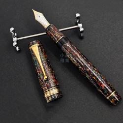 臺灣職人昆陽 二創系列 漆塗款『 夜林果 』(使用Pilot 30號尖 生漆繪製 )FM尖  臺灣職人昆陽 二創系列 漆塗款『 夜林果 』(使用Pilot 30號尖 生漆繪製 )FM尖