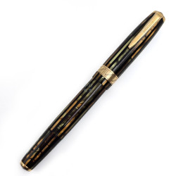 ☆典藏老筆☆ 派克 parker Duofold 1930s 賽璐璐 F尖 鋼筆 (7成新) ☆典藏老筆☆ 派克 parker Duofold 1930s 賽璐璐 F尖 鋼筆 (7成新)