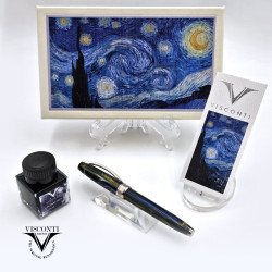 義大利 VISCONTI Van Gogh 梵谷 墨水禮盒組 鋼筆  (Starry Night 星夜) 義大利 VISCONTI Van Gogh 梵谷 墨水禮盒組 鋼筆  (Starry Night 星夜)