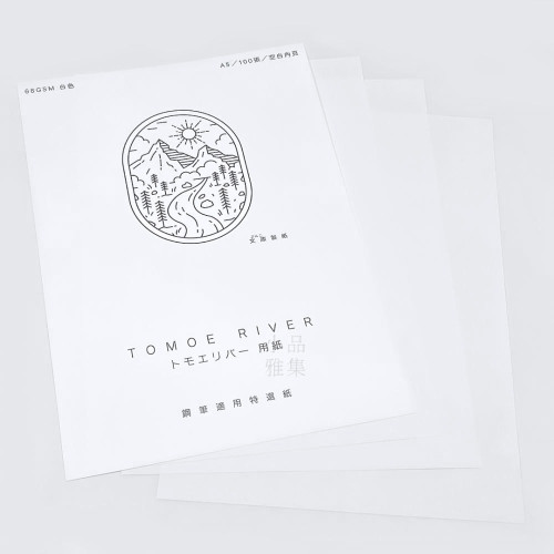 日本 三善製紙所  巴川紙 Tomoe River 68gsm 鋼筆適用特選紙 （白色/約100張入）A5賣場