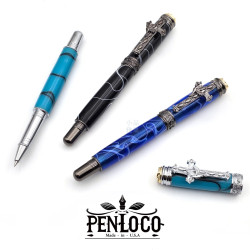 美國 PenLoco 聖靈 Spirit 花紋桿 手工 鋼珠筆 (三款可選) 美國 PenLoco 聖靈 Spirit 花紋桿 手工 鋼珠筆 (三款可選)