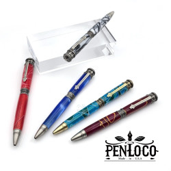 美國 PenLoco 信望愛 FHL 花紋桿 手工 原子筆 (五款可選) 美國 PenLoco 信望愛 FHL 花紋桿 手工 原子筆 (五款可選)