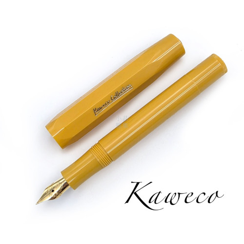 德國 Kaweco Collection 鋼筆 2025 限定色 ( 蜂蜜黃 ) 可加購短鋼皮套