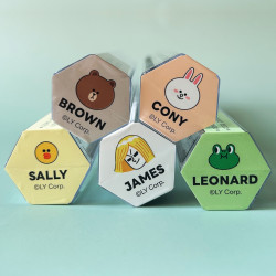 臺灣 IWI 蒙恬 x Line friends 聯名特別款 tooIHEX 鋁合金六角 原子筆 （五款可選）