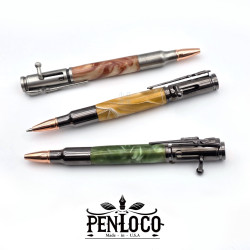 美國 PenLoco 信兵 Faith Warrior 花紋桿 手工 原子筆 (三款可選) 美國 PenLoco 信兵 Faith Warrior 花紋桿 手工 原子筆 (三款可選)