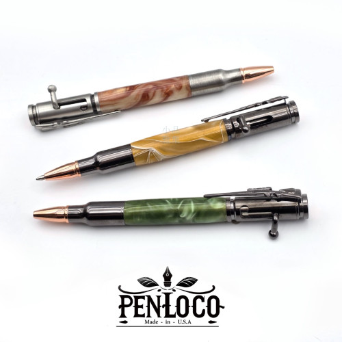 美國 PenLoco 信兵 Faith Warrior 花紋桿 手工 原子筆 (三款可選)