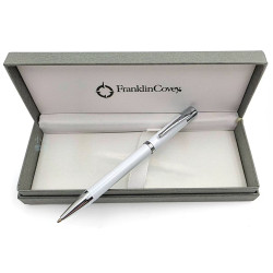 FranklinCovey富蘭克林筆 珍珠白 原子筆 (細) FC0022-5  FranklinCovey富蘭克林筆 珍珠白 原子筆 (細) FC0022-5