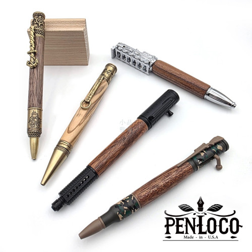 美國 PenLoco 森語五景 木紋桿 手工 原子筆（五款可選）