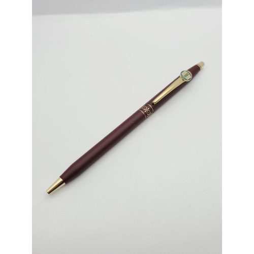 CROSS  經典酒紅 原子筆 筆夾客製化銘版 ( 聯合報 ) 全新品