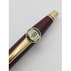 CROSS  經典酒紅 原子筆 筆夾客製化銘版 ( 聯合報 ) 全新品