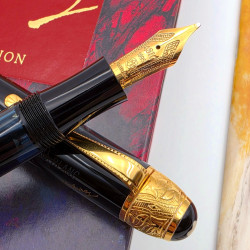 MONTBLANC 萬寶龍 1995 文學家 伏爾泰 Voltaire 18k 鋼筆 28703