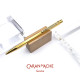 瑞士Caran d’Ache 卡達 Jewellery Collection 頂級18K實金 鑽石原子筆