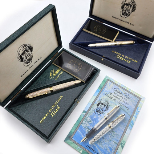 義大利 AURORA 88 CP3《伊利亞德》（Iliad）與《奧德賽》（Odyssey）全球限量500支 同號釋出 合售