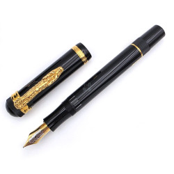  Montblanc 萬寶龍 1993年 文學家系列 《王者之龍》金龍 限量發行 888 鋼筆 （預購）