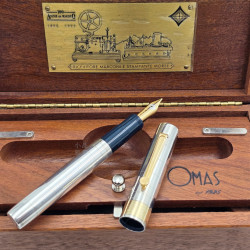 OMAS Guglielmo Marconi 無線電百週年紀念鋼筆 頂級 925純銀 筆桿   OMAS Guglielmo Marconi 無線電百週年紀念鋼筆 頂級 925純銀 筆桿