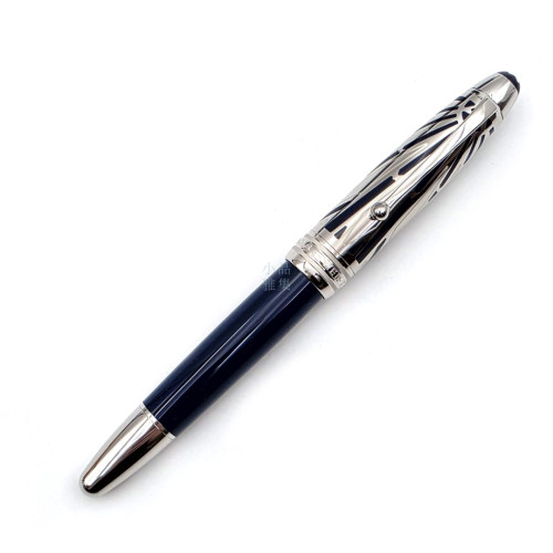 德國 MONTBLANC萬寶龍 100週年紀念 The Origin 系列 Doué LeGrand 18K 鋼筆 ( 藍色)