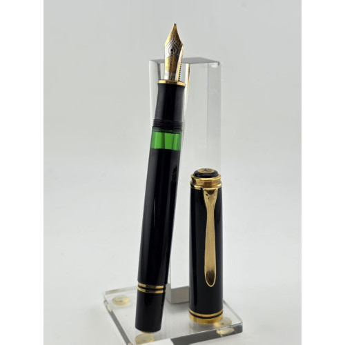 ☆典藏老筆☆  PELIKAN 百利金 M800 雙貼片 EN雙章 18C B尖