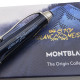 德國 MONTBLANC萬寶龍  大師傑作The Origin 系列  100週年 Midsize​​​​​​​ 原子筆 ( 藍色)
