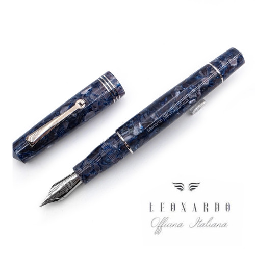義大利 LEONARDO Momento Zero 鋼筆( Sorrento Blue 索倫托藍 )