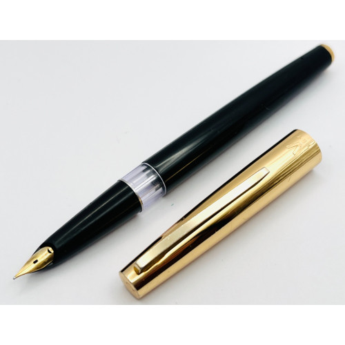 =中古美品= 日本PILOT 百樂 L-100V 金蓋 14K 三角形尖 #MT21222