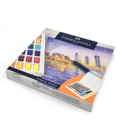 德國 Faber-Castell 輝柏 Creative Studio 創意工坊 攜帶型 水彩塊套組 48色(169748) 德國 Faber-Castell 輝柏 Creative Studio 創意工坊 攜帶型 水彩塊套組 48色(169748)