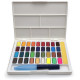 德國 Faber-Castell 輝柏 Creative Studio 創意工坊 攜帶型 水彩塊套組 36色(169736)