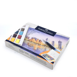 德國 Faber-Castell 輝柏 Creative Studio 創意工坊 攜帶型 水彩塊套組 36色(169736) 德國 Faber-Castell 輝柏 Creative Studio 創意工坊 攜帶型 水彩塊套組 36色(169736)
