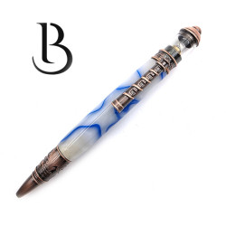 美國 PenLoco 燈塔 Lighthouse 花紋桿 手工 原子筆