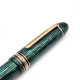 『 限量珍藏 螺鈿生漆工藝 』149 大班 18K BB尖 鋼筆 （翠羽綠）