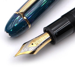 『 限量珍藏 螺鈿生漆工藝 』149 大班 18K F尖 鋼筆 (星濤藍) 『 限量珍藏 螺鈿生漆工藝 』149 大班 18K F尖 鋼筆 (星濤藍)