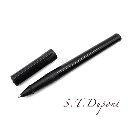 法國 S.T. Dupont 都彭  Initial 系列 鋼珠筆（亮黑桿霧黑夾）