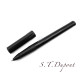 法國 S.T. Dupont 都彭  Initial 系列 鋼珠筆（亮黑桿霧黑夾）