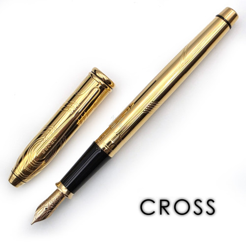 CROSS 高仕 TOWNSEND 濤聲系列 STAR WARS 星際大戰 鍍23K金 限量 鋼筆 (C-3PO) 不鏽鋼XF尖賣場