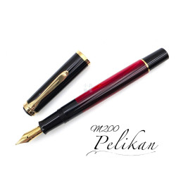 德國 Pelikan 百利金 M200 Marbled Red 喜紅 鋼筆 德國 Pelikan 百利金 M200 Marbled Red 喜紅 鋼筆