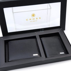 CROSS NAPPA 真皮禮盒組｜八卡皮夾＋名片夾｜商務尊榮雙件組