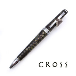 CROSS 真皮 壓蛇皮紋 原子筆|工藝與品味的完美結合  CROSS 真皮 壓蛇皮紋 原子筆|工藝與品味的完美結合