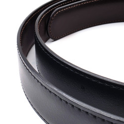 德國 Montblanc 萬寶龍 啞光鍍鈀針式長方扣 商務雙面皮帶 (128136) 德國 Montblanc 萬寶龍 啞光鍍鈀針式長方扣 商務雙面皮帶 (128136)