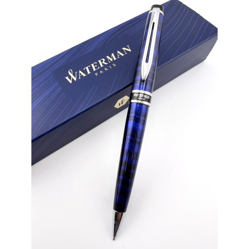=庫存新筆= WATERMAN 水人 權威系列 藍色花紋 自動鉛筆 0.5mm #AP-6666