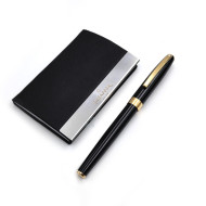 西華 Sheaffer Sagaris 戰斧 麗黑金夾 鋼筆 +卡片盒 禮盒組 西華 Sheaffer Sagaris 戰斧 麗黑金夾 鋼筆 +卡片盒 禮盒組
